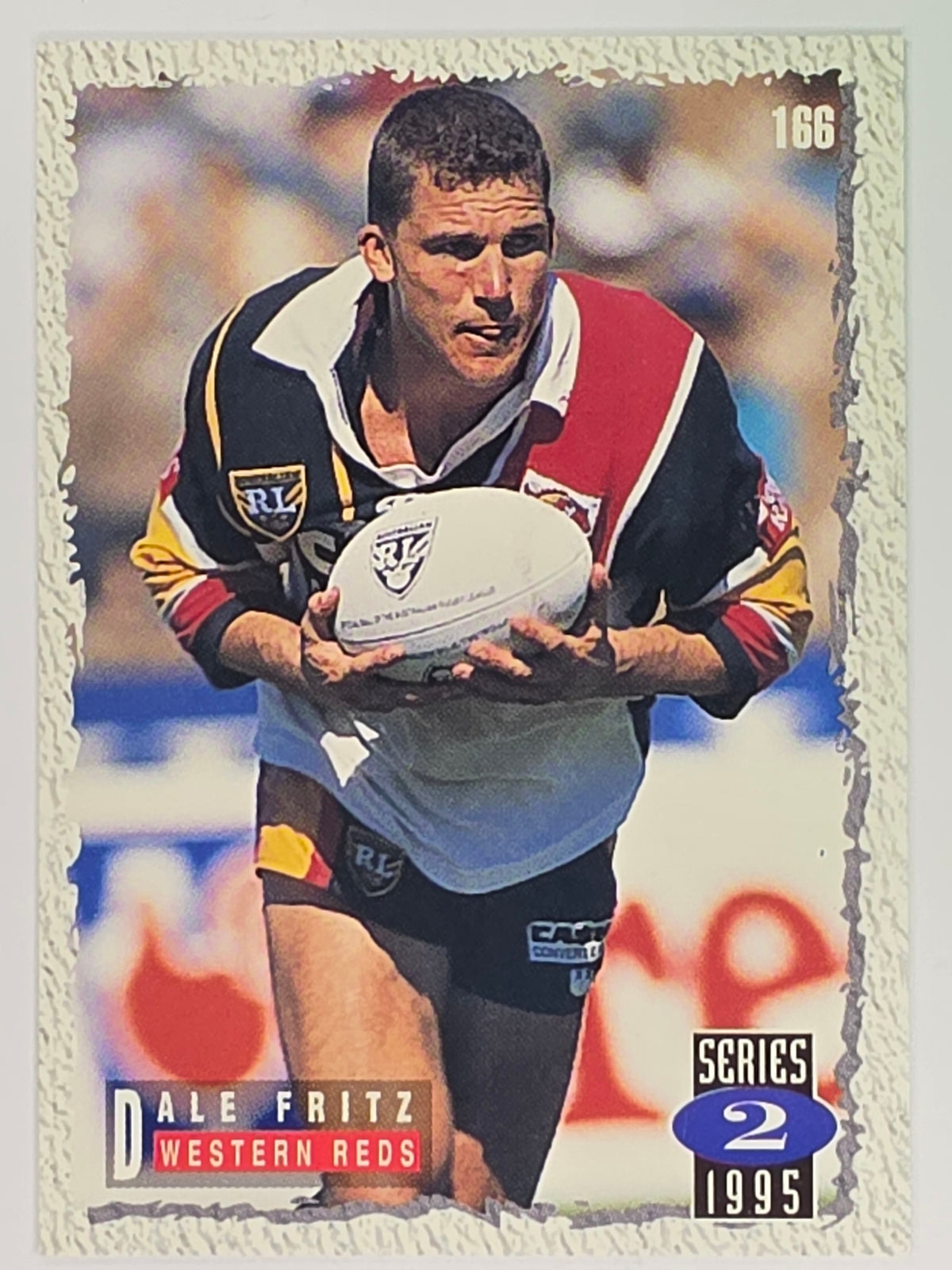 NRL 1995 Dynamic Series 2 | Base Card #166 | Dale Fritz | Western Reds