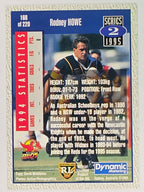 NRL 1995 Dynamic Series 2 | Base Card #168 | Rodney Howe | Western Reds