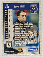 NRL 1995 Dynamic Series 2 | Base Card #174 | Darren Burns | Western Suburbs Magpies