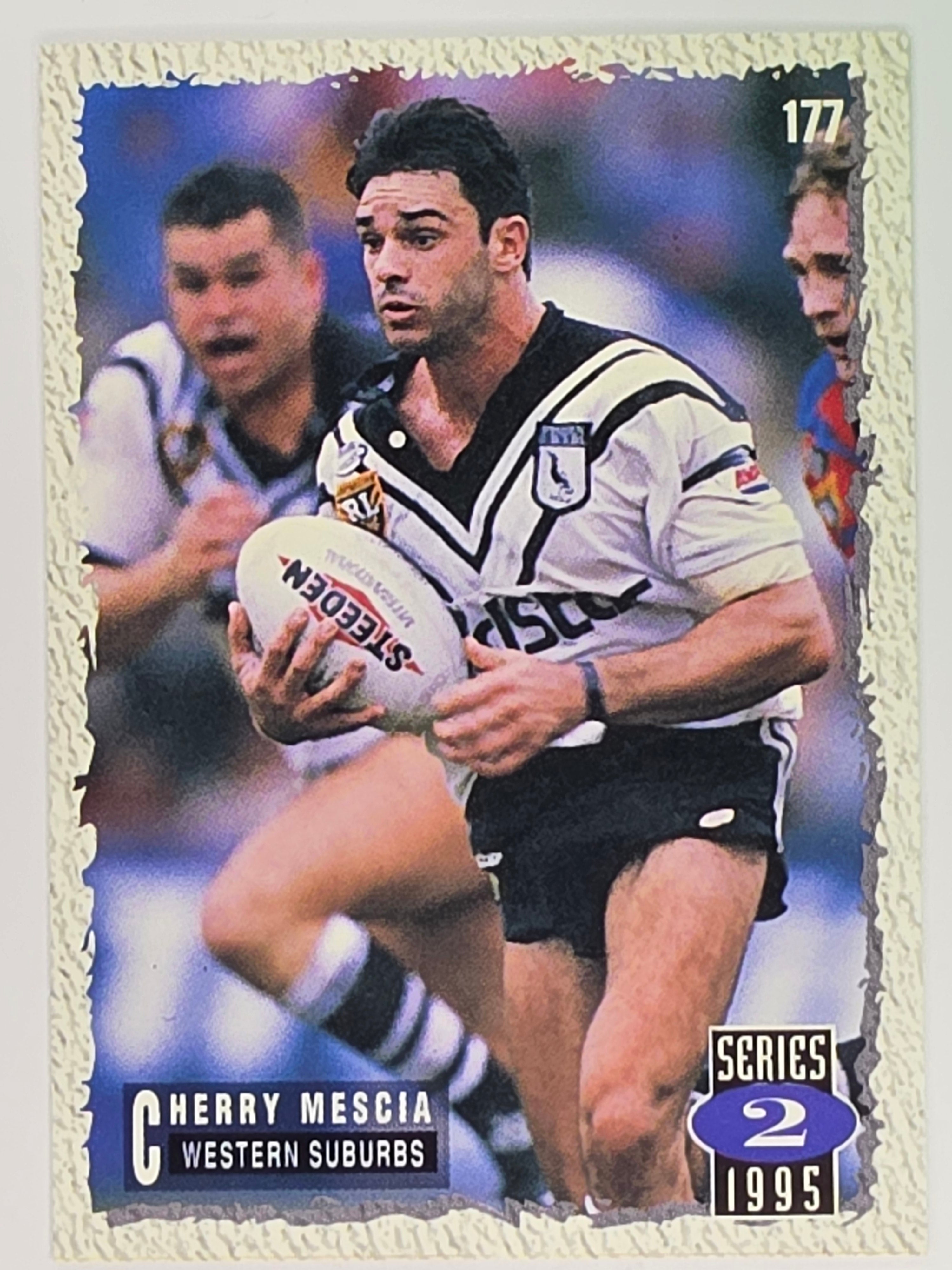 NRL 1995 Dynamic Series 2 | Base Card #177 | Cherry Mescia | Western Suburbs Magpies