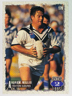 NRL 1995 Dynamic Series 2 | Base Card #178 | Andrew Willis | Western Suburbs Magpies