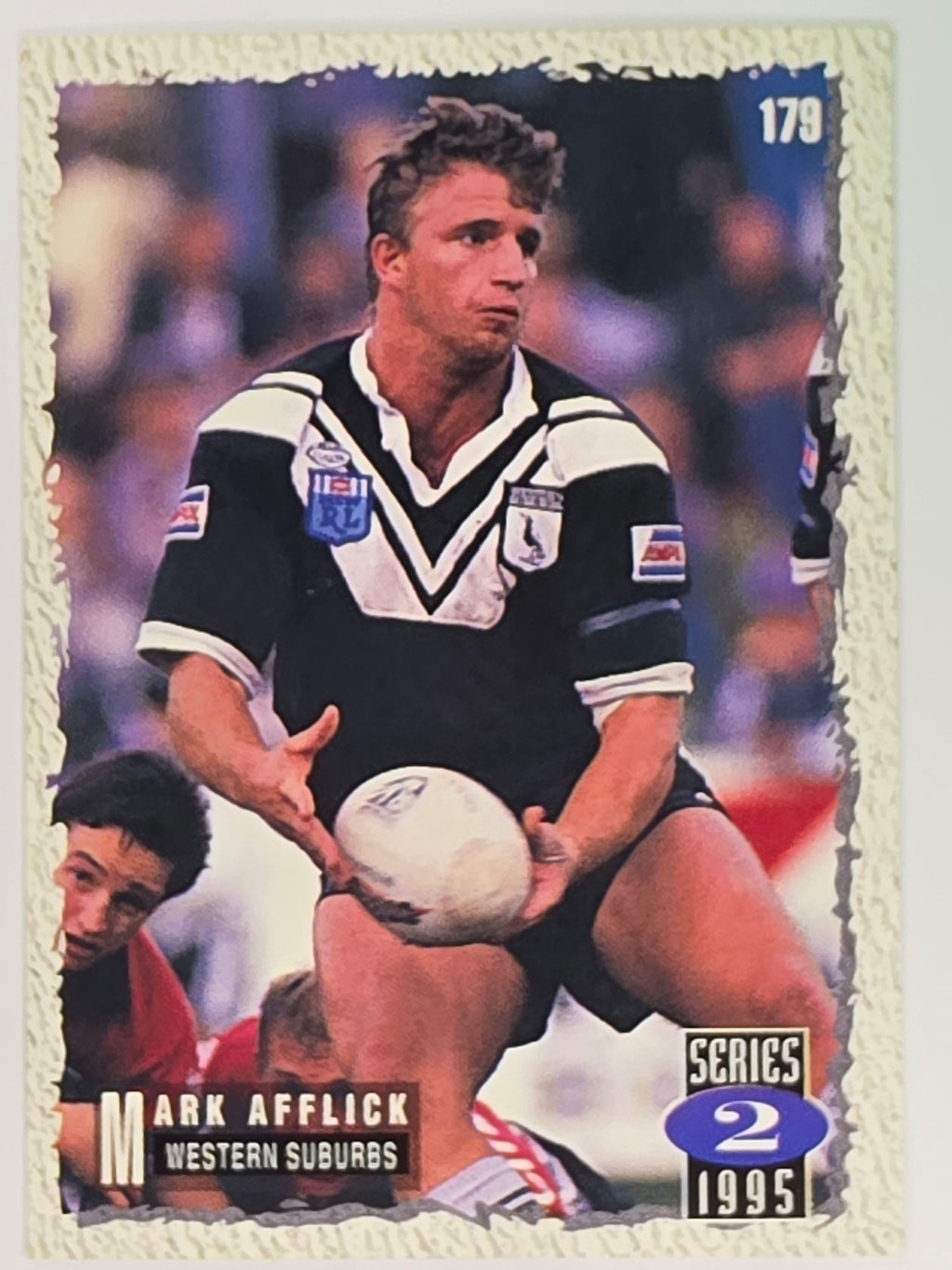 NRL 1995 Dynamic Series 2 | Base Card #179 | Mark Afflick | Western Suburbs Magpies