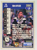 NRL 1995 Dynamic Series 2 | Base Card #179 | Mark Afflick | Western Suburbs Magpies