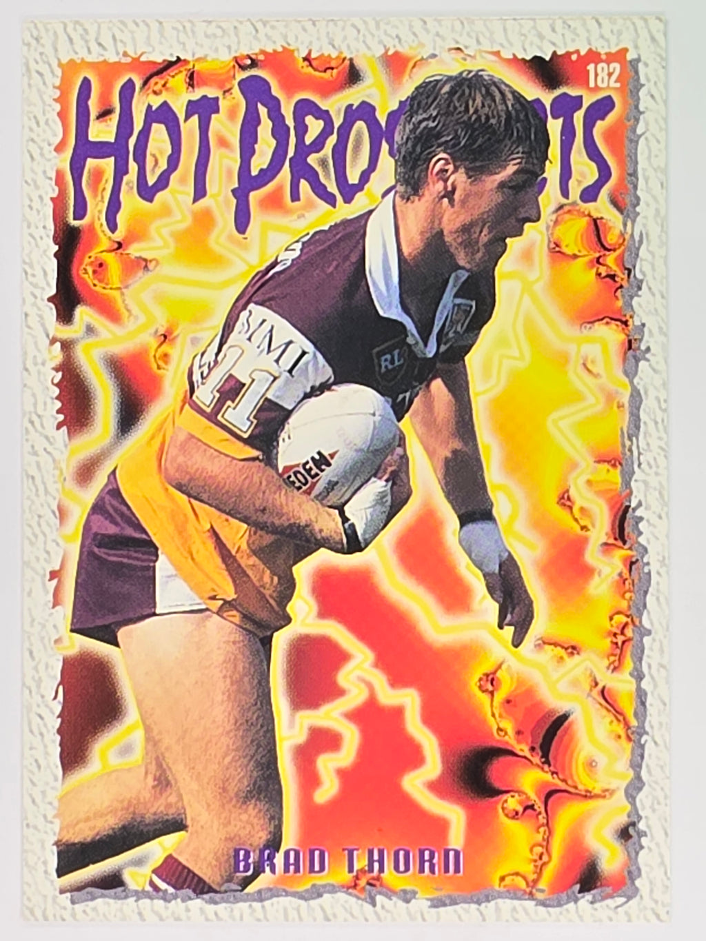 NRL 1995 Dynamic Series 2 | Base Card #182 | Brad Thorn | Brisbane Broncos