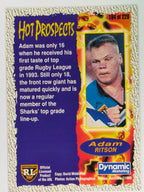 NRL 1995 Dynamic Series 2 | Base Card #184 | Adam Ritson | Cronulla Sharks