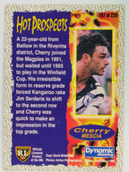 NRL 1995 Dynamic Series 2 | Base Card #187 | Cherry Mescia | Western Suburbs Magpies