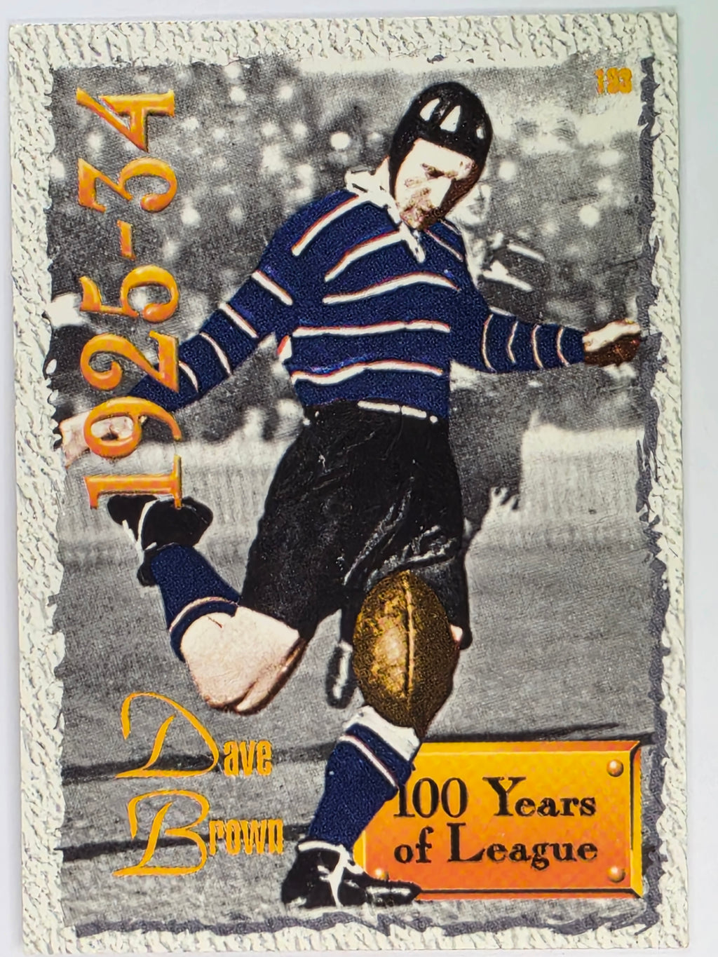 NRL 1995 Dynamic Series 2 | Base Card #193 | Dave Brown