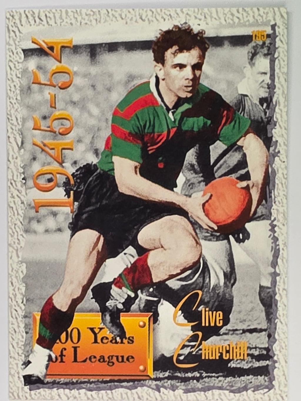 NRL 1995 Dynamic Series 2 | Base Card #195 | Clive Churchill | South Sydney Rabbitohs
