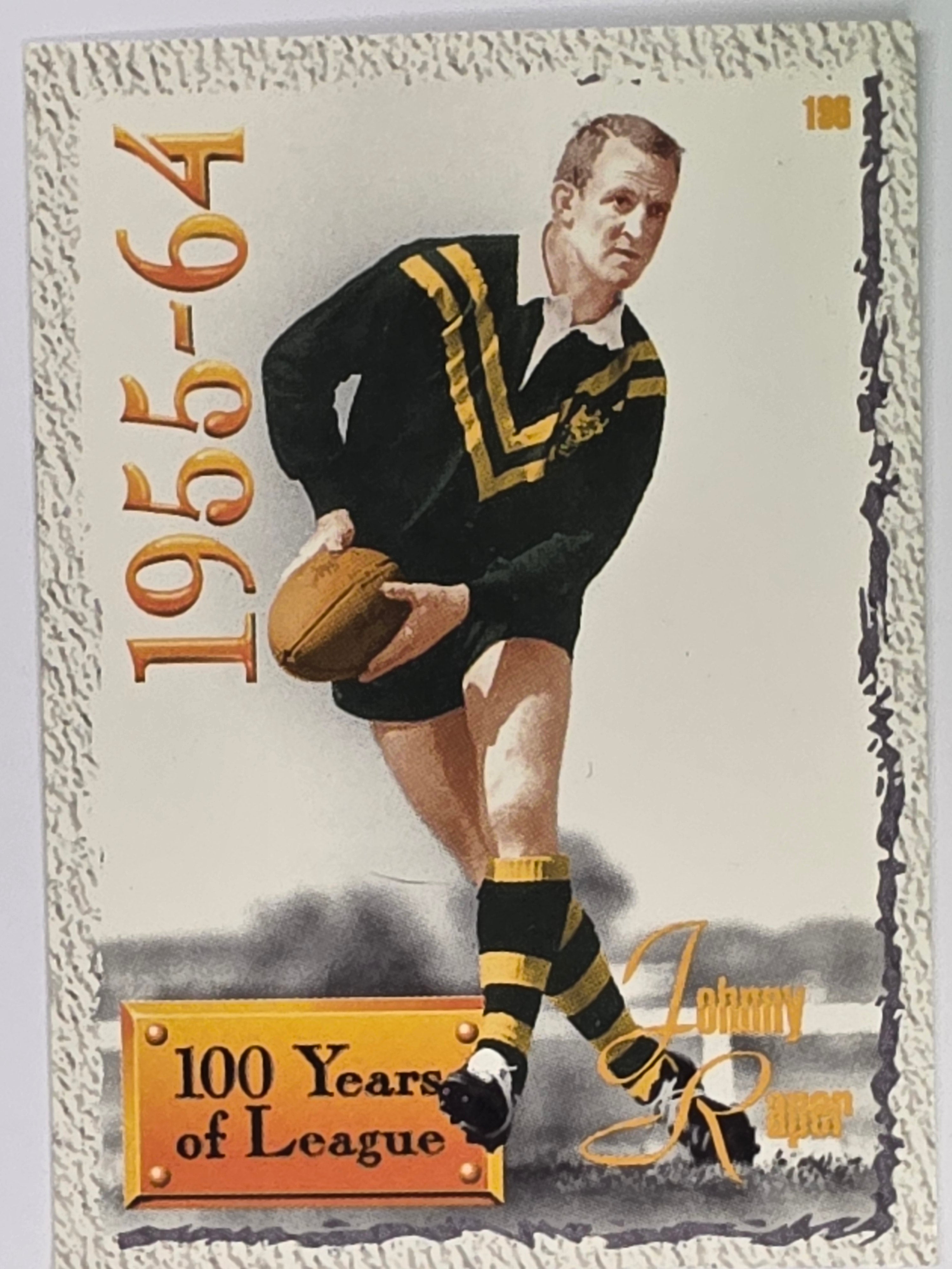 NRL 1995 Dynamic Series 2 | Base Card #196 | Johnny Raper | St George Dragons