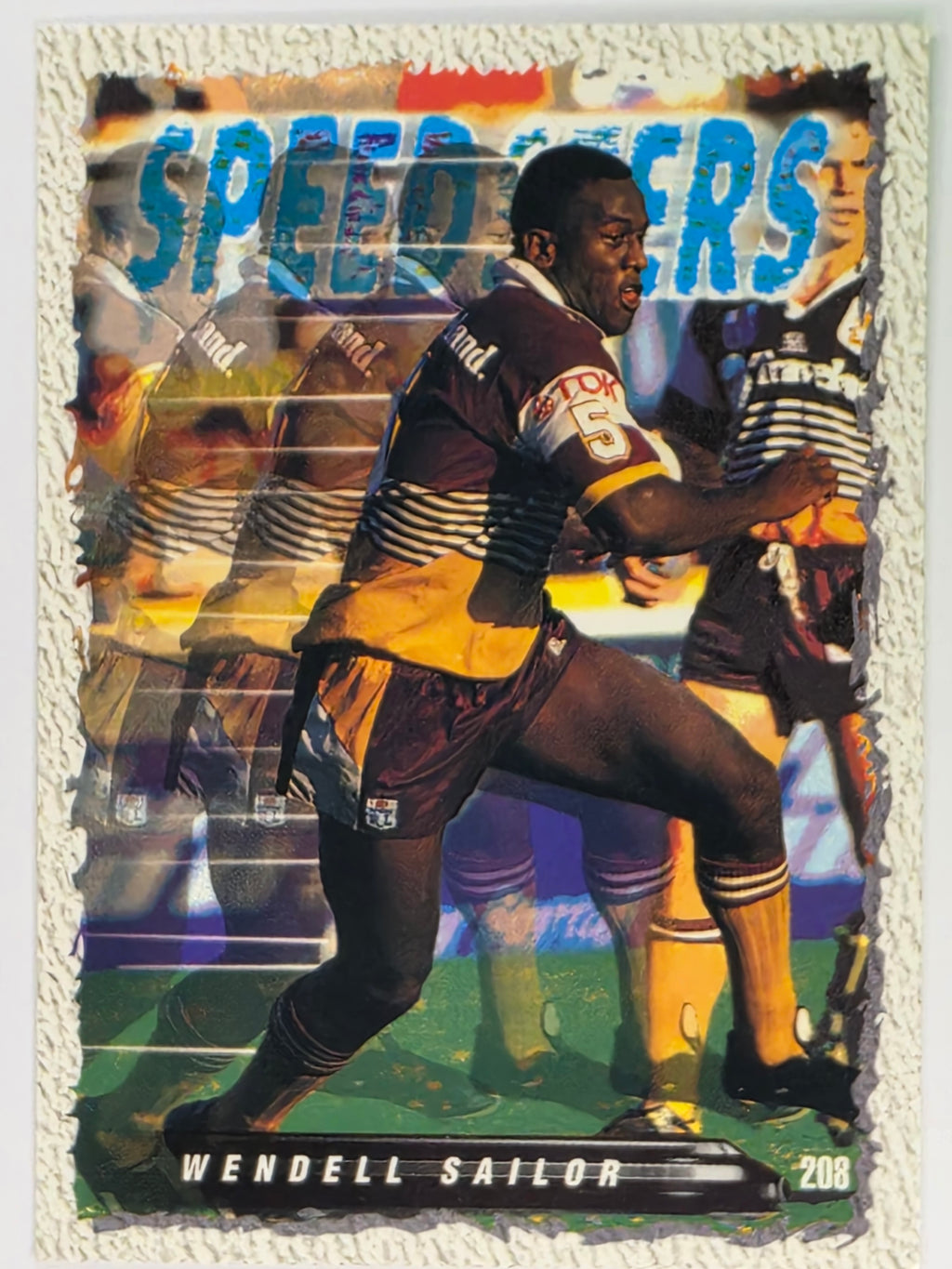 NRL 1995 Dynamic Series 2 | Base Card #208 | Wendell Sailor | Brisbane Broncos