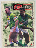 NRL 1995 Dynamic Series 2 | Base Card #210 | Laurie Daley / Ricky Stuart | Canberra Raiders