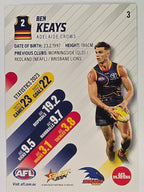 AFL 2024 Footy Stars | Base Card #3 | B. KEAYS | Adelaide Crows