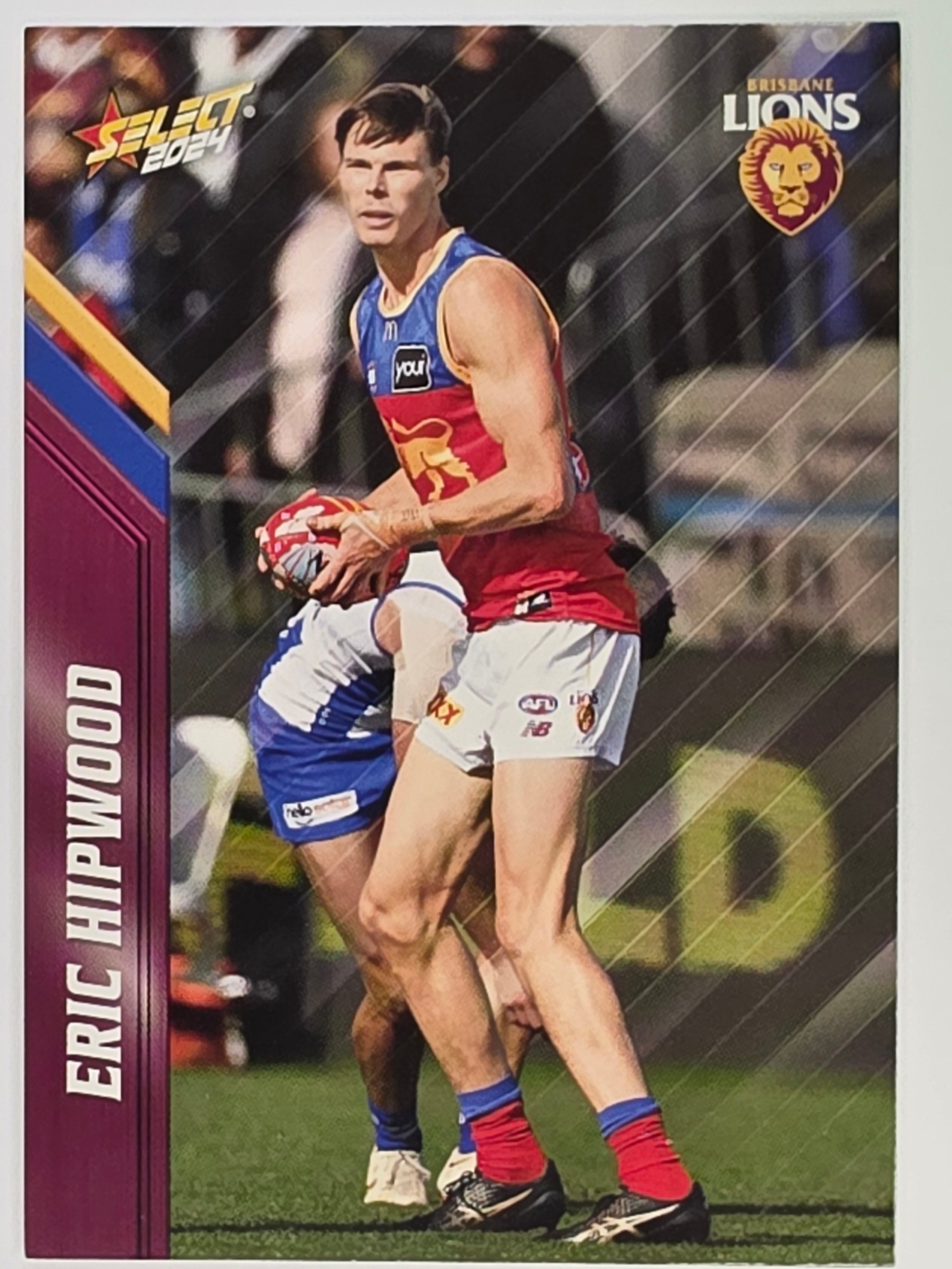 AFL 2024 Footy Stars | Base Card #17 | E. HIPWOOD | Brisbane Lions