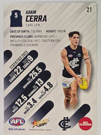 AFL 2024 Footy Stars | Base Card #21 | A. CERRA | Carlton