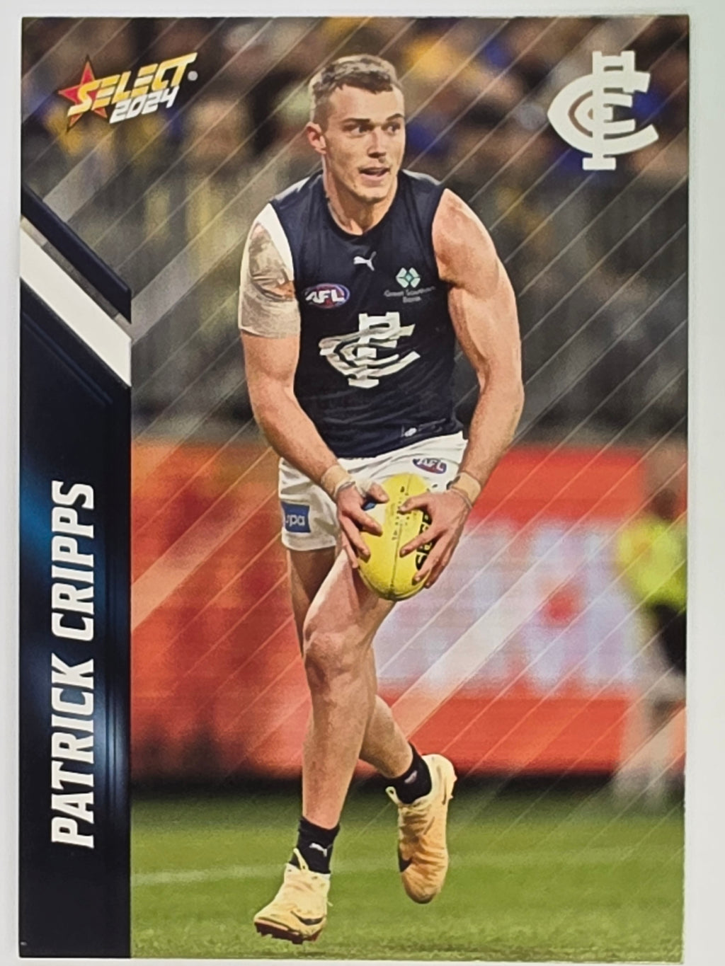 AFL 2024 Footy Stars | Base Card #22 | P. CRIPPS | Carlton