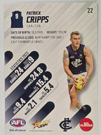 AFL 2024 Footy Stars | Base Card #22 | P. CRIPPS | Carlton
