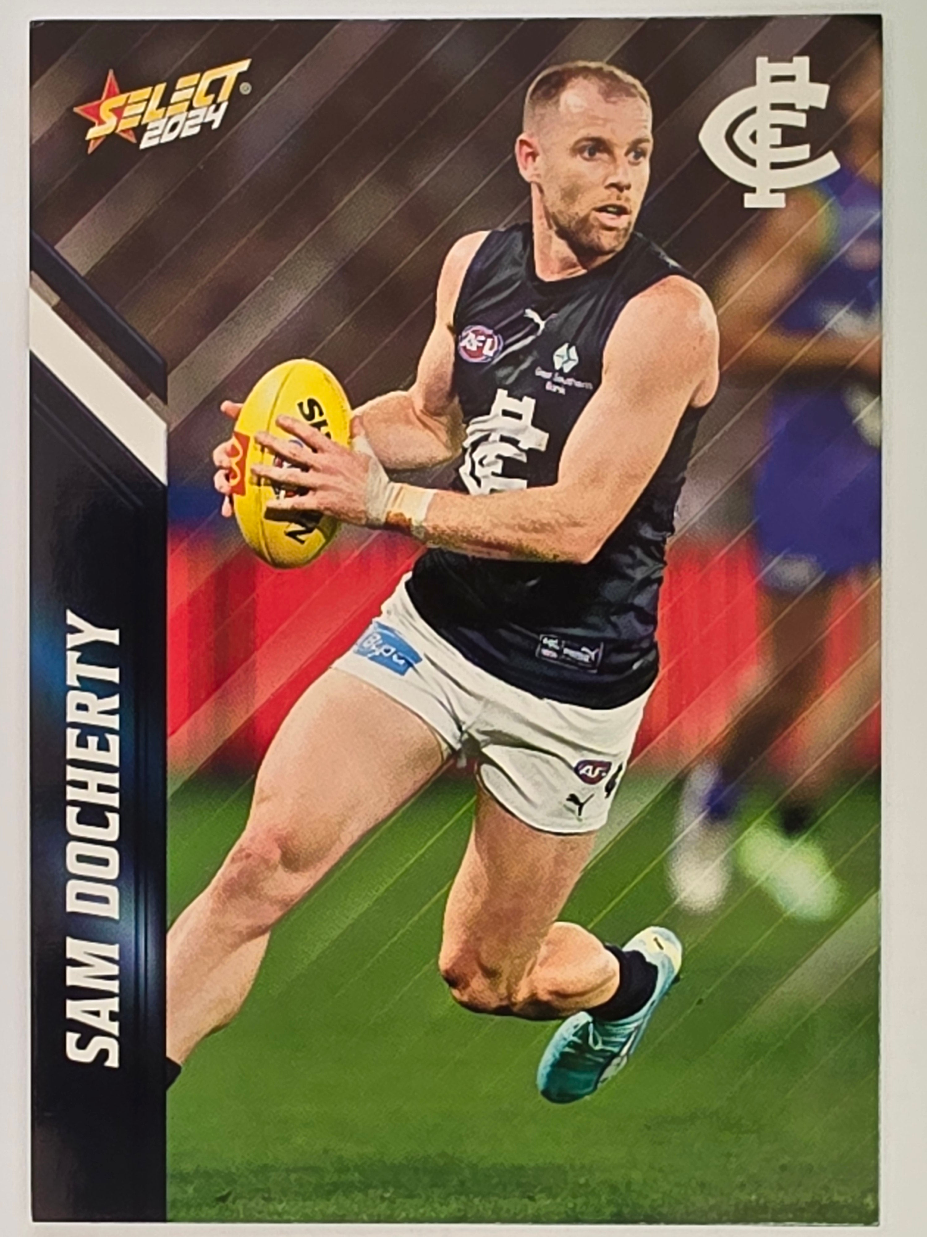 AFL 2024 Footy Stars | Base Card #25 | S. DOCHERTY | Carlton