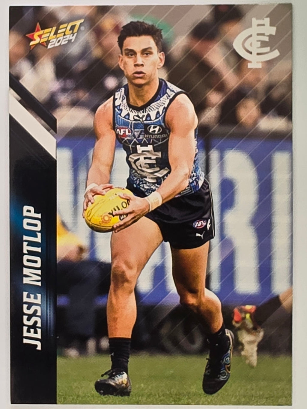 AFL 2024 Footy Stars | Base Card #27 | J. MOTLOP | Carlton