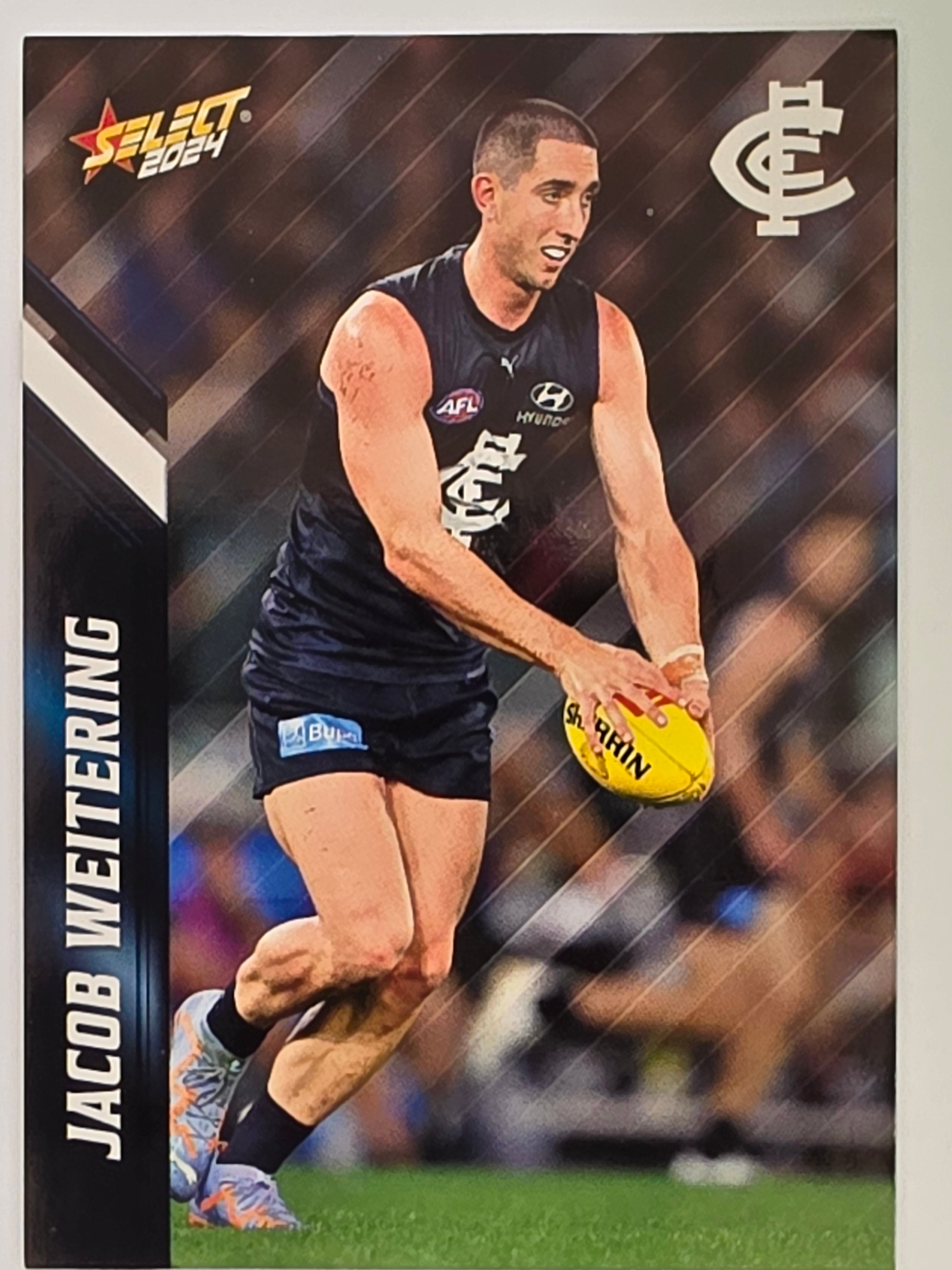 AFL 2024 Footy Stars | Base Card #30 | J. WEITERING | Carlton