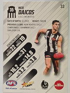 AFL 2024 Footy Stars | Base Card #33 | N. DAICOS | Collingwood