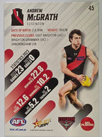 AFL 2024 Footy Stars | Base Card #45 | A. McGRATH | Essendon