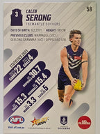 AFL 2024 Footy Stars | Base Card #58 | C. SERONG | Fremantle Dockers