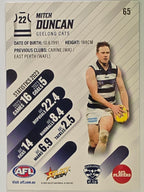 AFL 2024 Footy Stars | Base Card #65 | M. DUNCAN | Geelong Cats