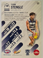 AFL 2024 Footy Stars | Base Card #69 | T. STENGLE | Geelong Cats