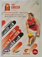 AFL 2024 Footy Stars | Base Card #73 | T. GREEN | Giants