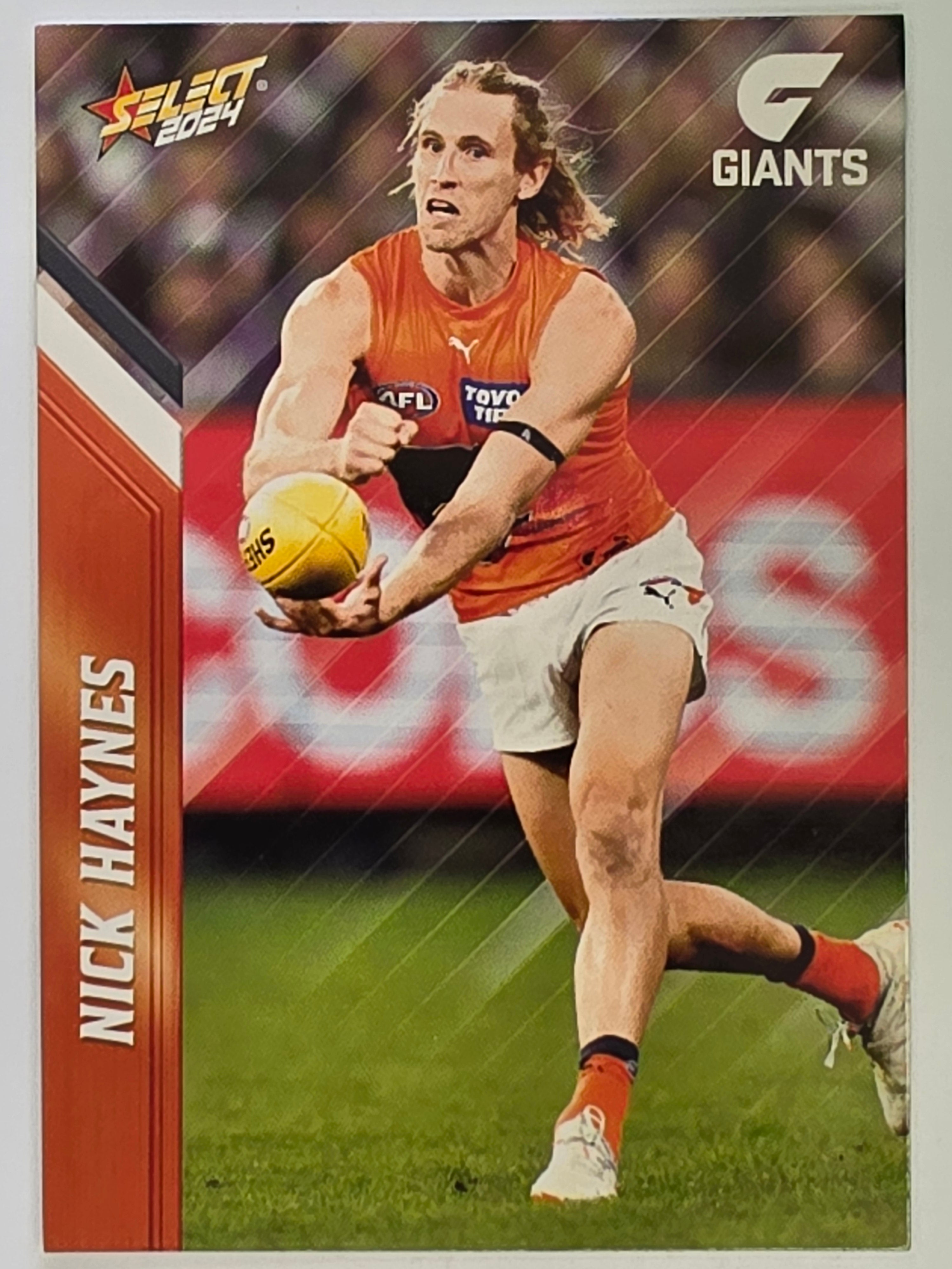 AFL 2024 Footy Stars | Base Card #75 | N. HAYNES | Giants