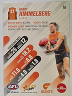 AFL 2024 Footy Stars | Base Card #76 | H. HIMMELBERG | Giants