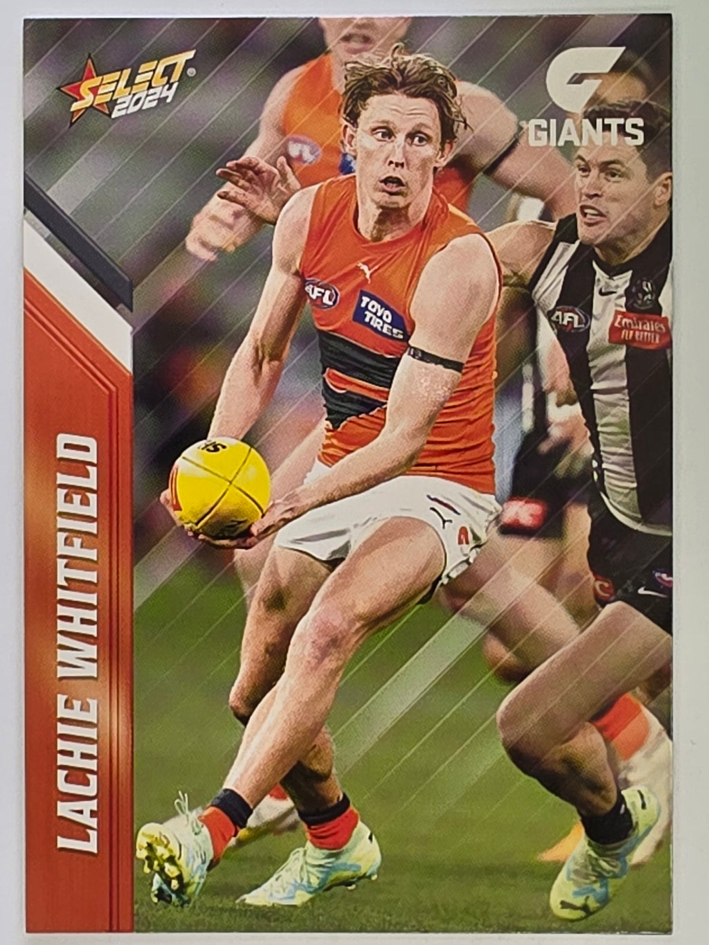 AFL 2024 Footy Stars | Base Card #80 | L. WHITFIELD | Giants