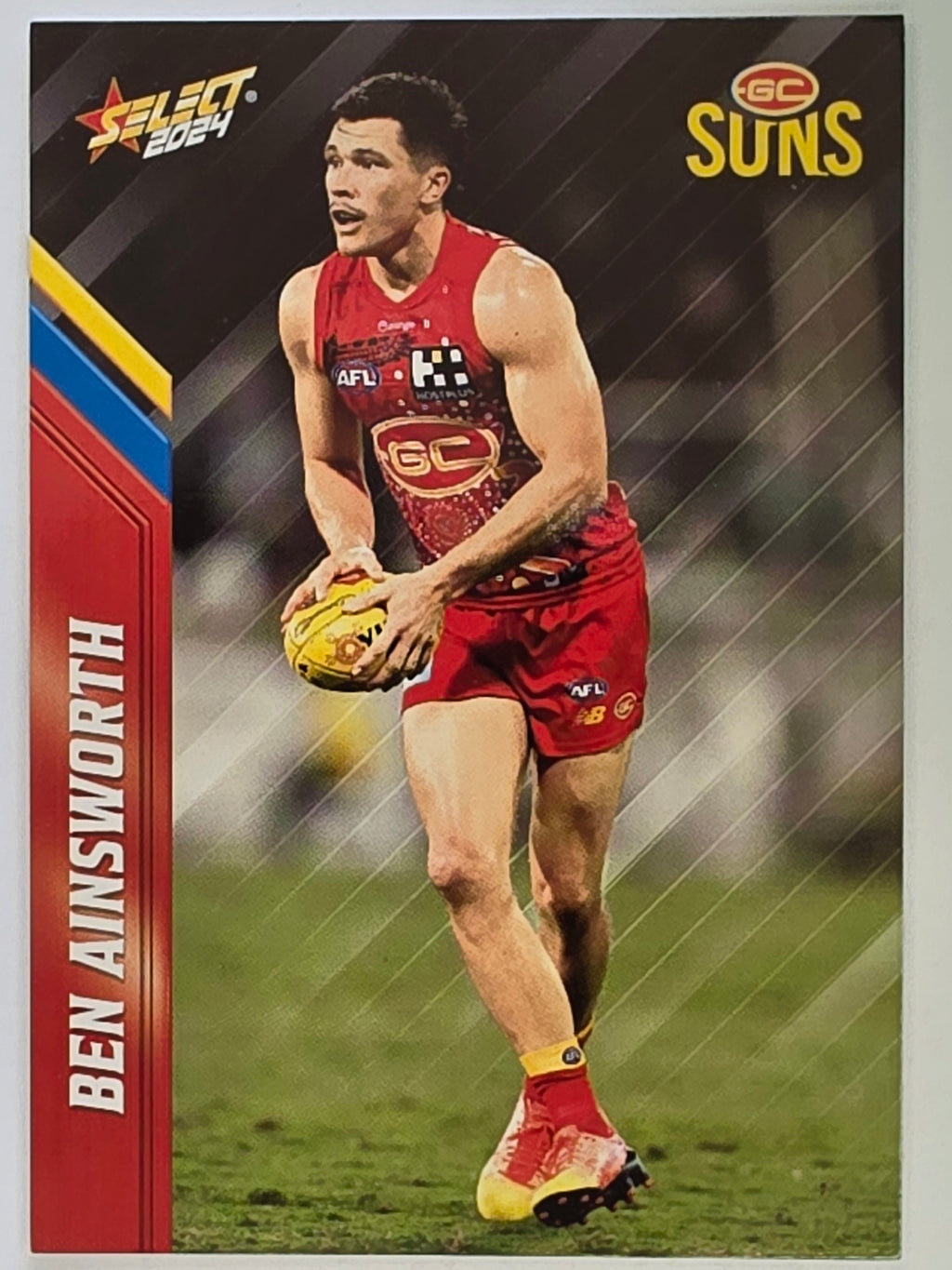 AFL 2024 Footy Stars | Base Card #81 | B. AINSWORTH | Gold Coast Suns