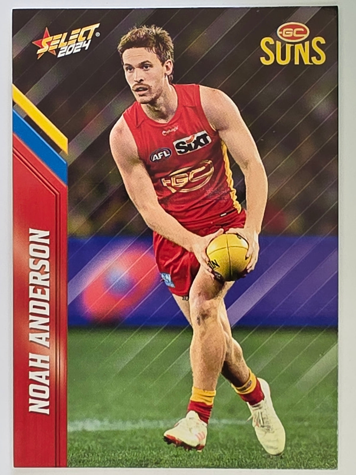 AFL 2024 Footy Stars | Base Card #82 | N. ANDERSON | Gold Coast Suns