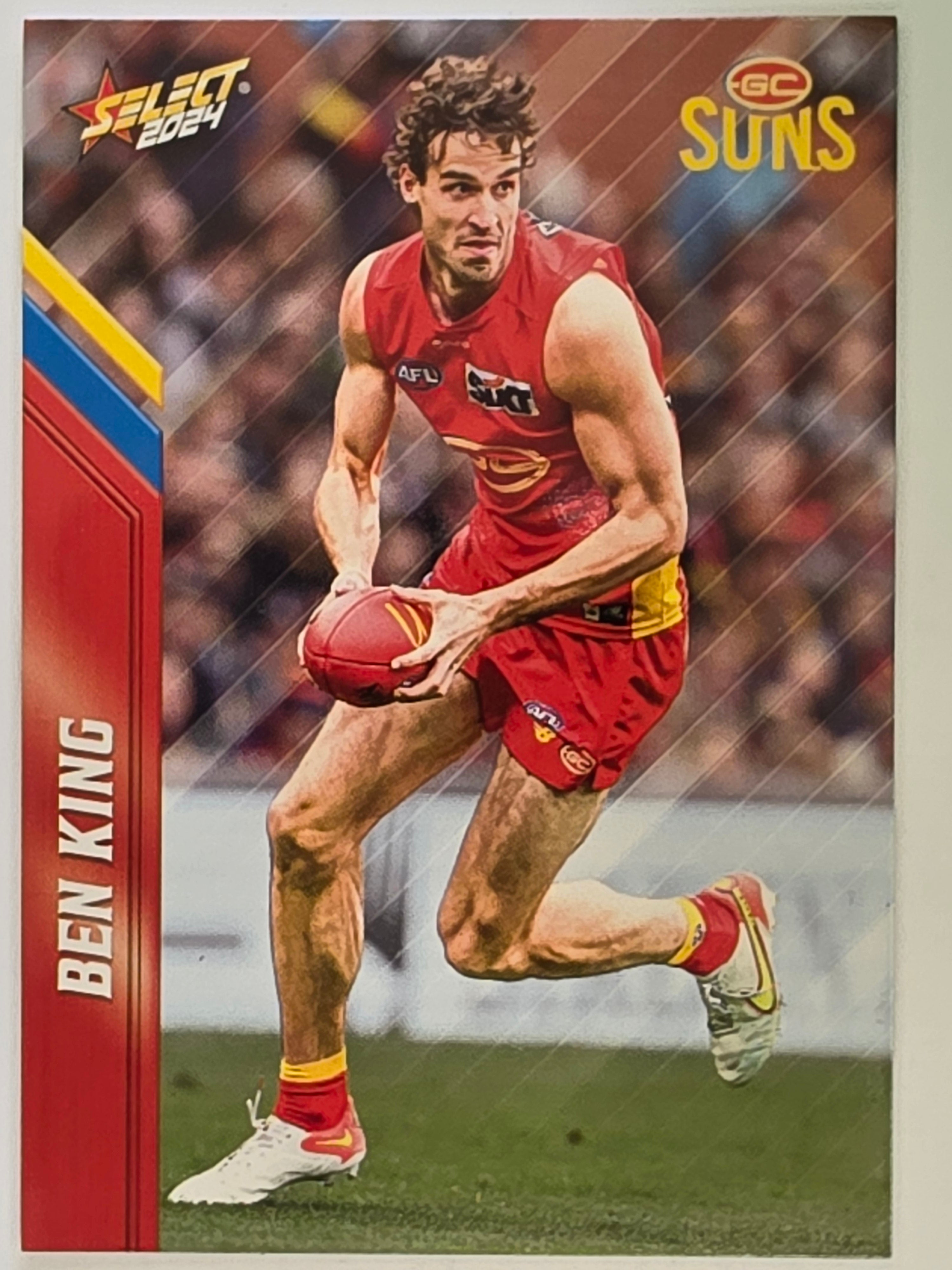 AFL 2024 Footy Stars | Base Card #84 | B. KING | Gold Coast Suns