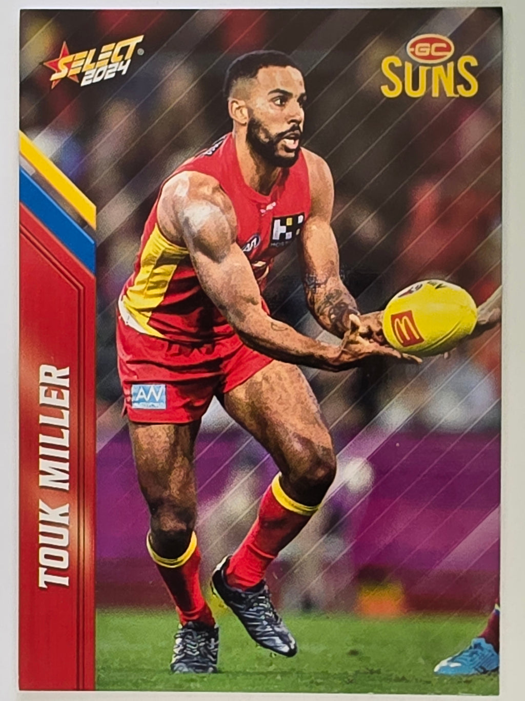 AFL 2024 Footy Stars | Base Card #86 | T. MILLER | Gold Coast Suns
