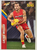 AFL 2024 Footy Stars | Base Card #89 | L. WELLER | Gold Coast Suns