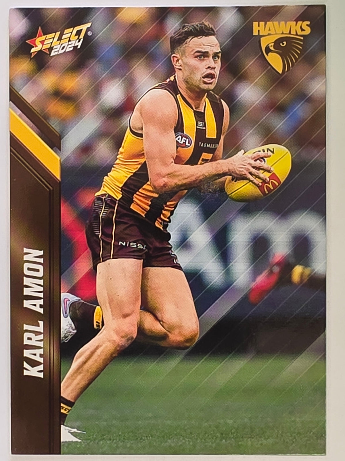 AFL 2024 Footy Stars | Base Card #91 | K. AMON | Hawthorn