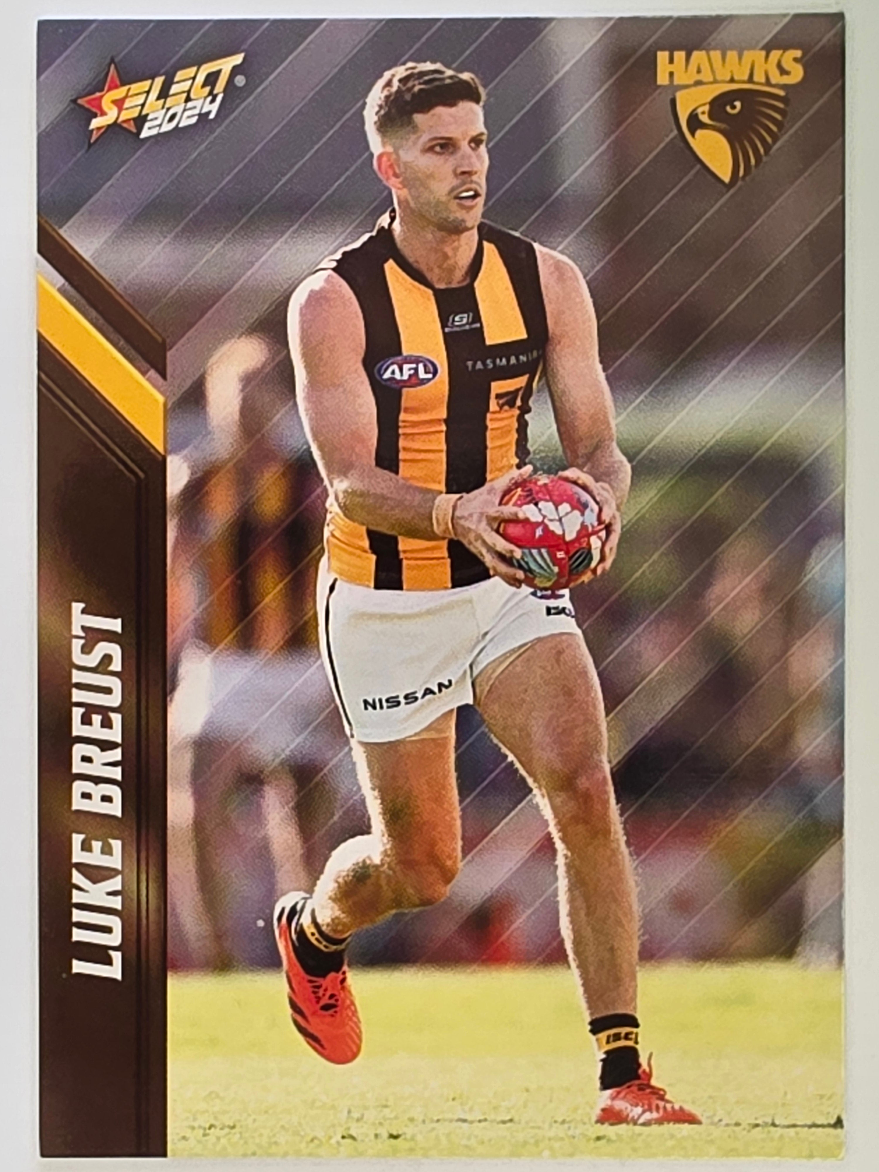 AFL 2024 Footy Stars | Base Card #92 | L. BREUST | Hawthorn