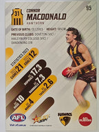 AFL 2024 Footy Stars | Base Card #95 | C. MACDONALD | Hawthorn