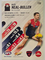 AFL 2024 Footy Stars | Base Card #106 | A. NEAL-BULLEN | Melbourne