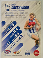 AFL 2024 Footy Stars | Base Card #112 | H. GREENWOOD | North Melbourne