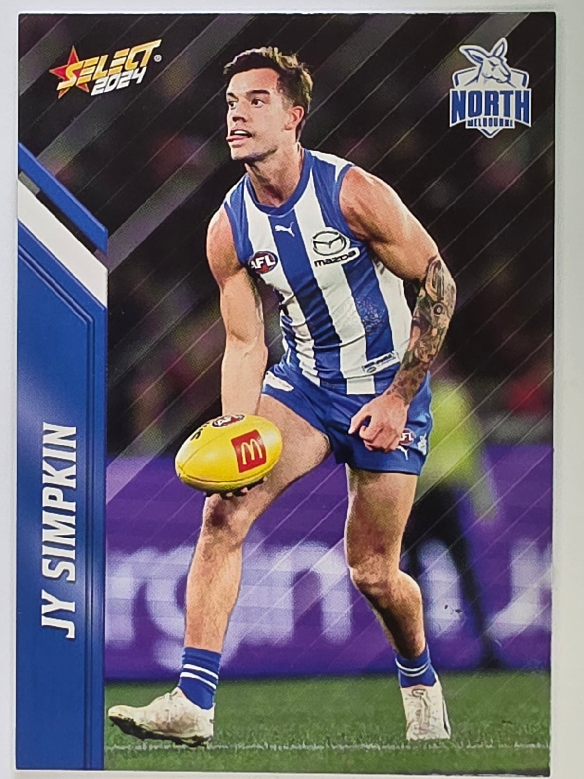 AFL 2024 Footy Stars | Base Card #118 | J. SIMPKIN | North Melbourne