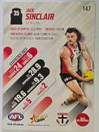 AFL 2024 Footy Stars | Base Card #147 | J. SINCLAIR | St Kilda