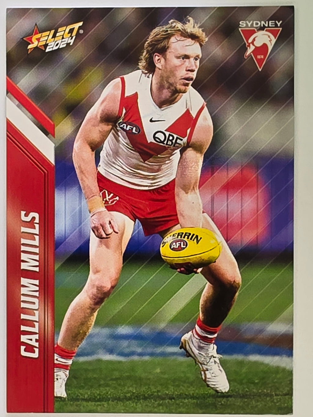 AFL 2024 Footy Stars | Base Card #155 | C. MILLS | Sydney Swans