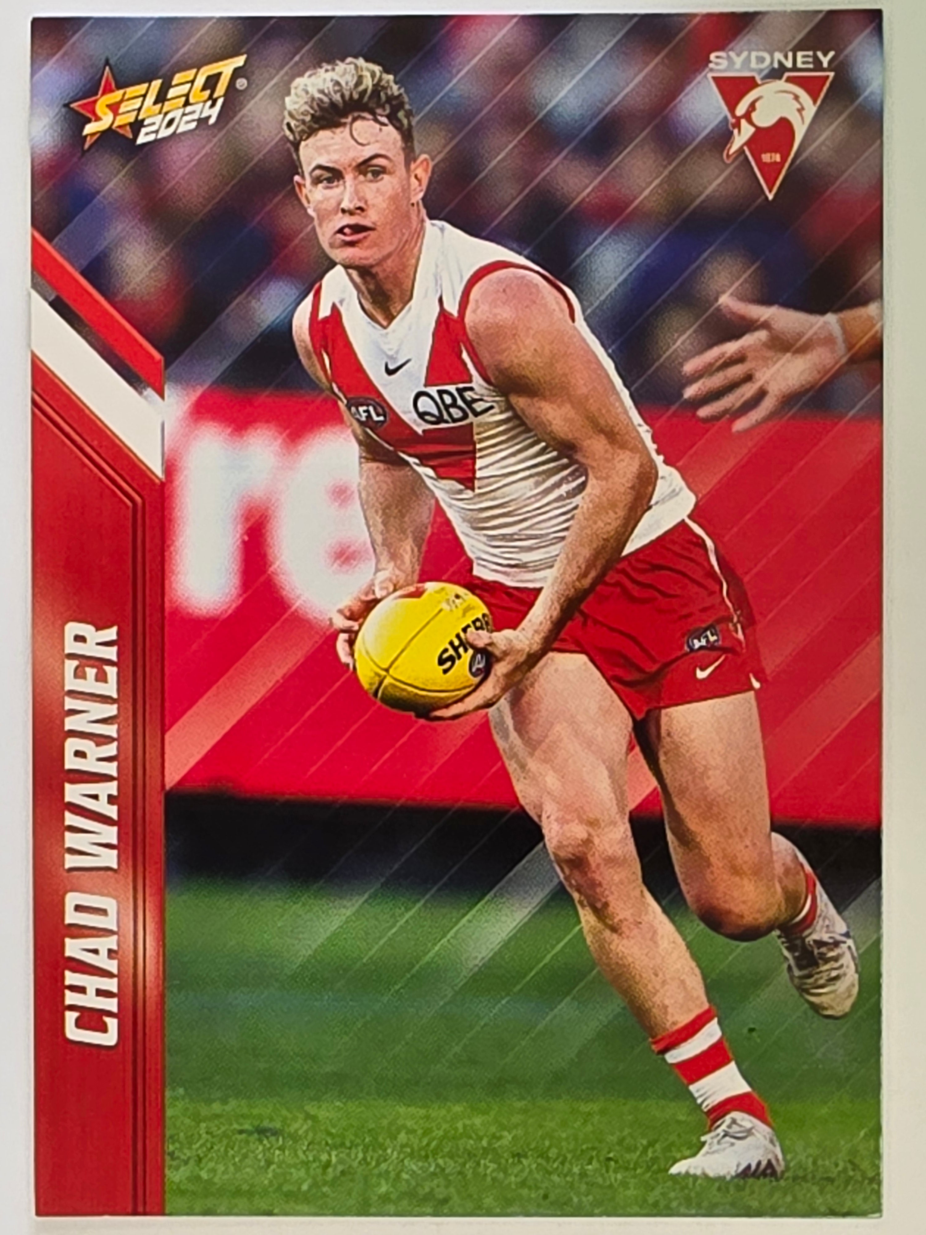 AFL 2024 Footy Stars | Base Card #160 | C. WARNER | Sydney Swans