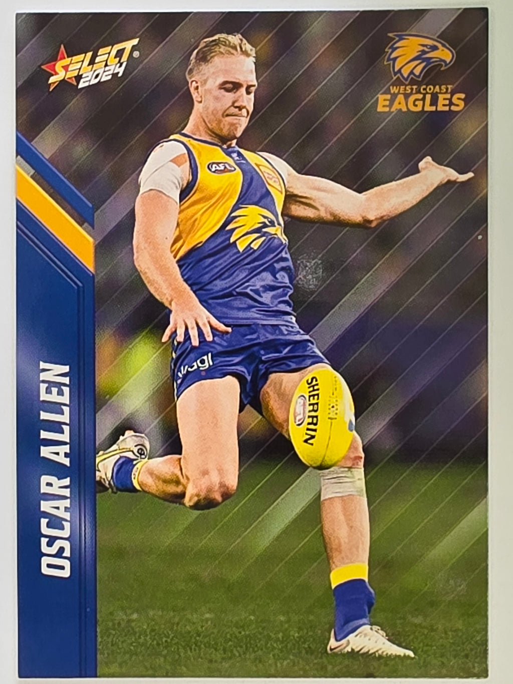AFL 2024 Footy Stars | Base Card #161 | O. ALLEN | West Coast Eagles
