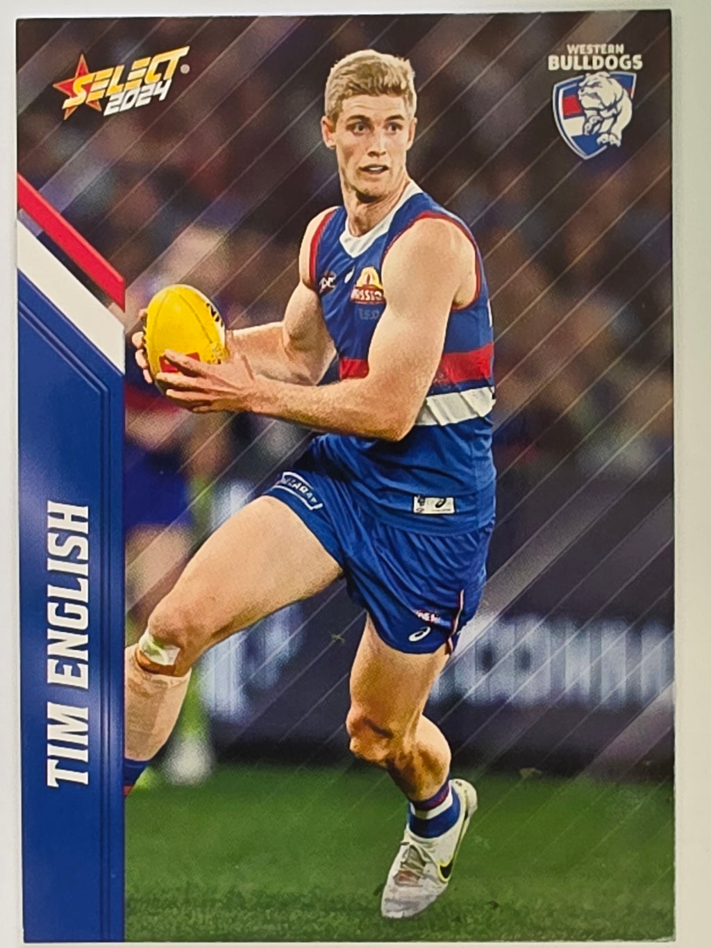 AFL 2024 Footy Stars | Base Card #173 | T. ENGLISH | Western Bulldogs