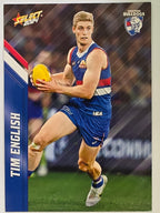 AFL 2024 Footy Stars | Base Card #173 | T. ENGLISH | Western Bulldogs
