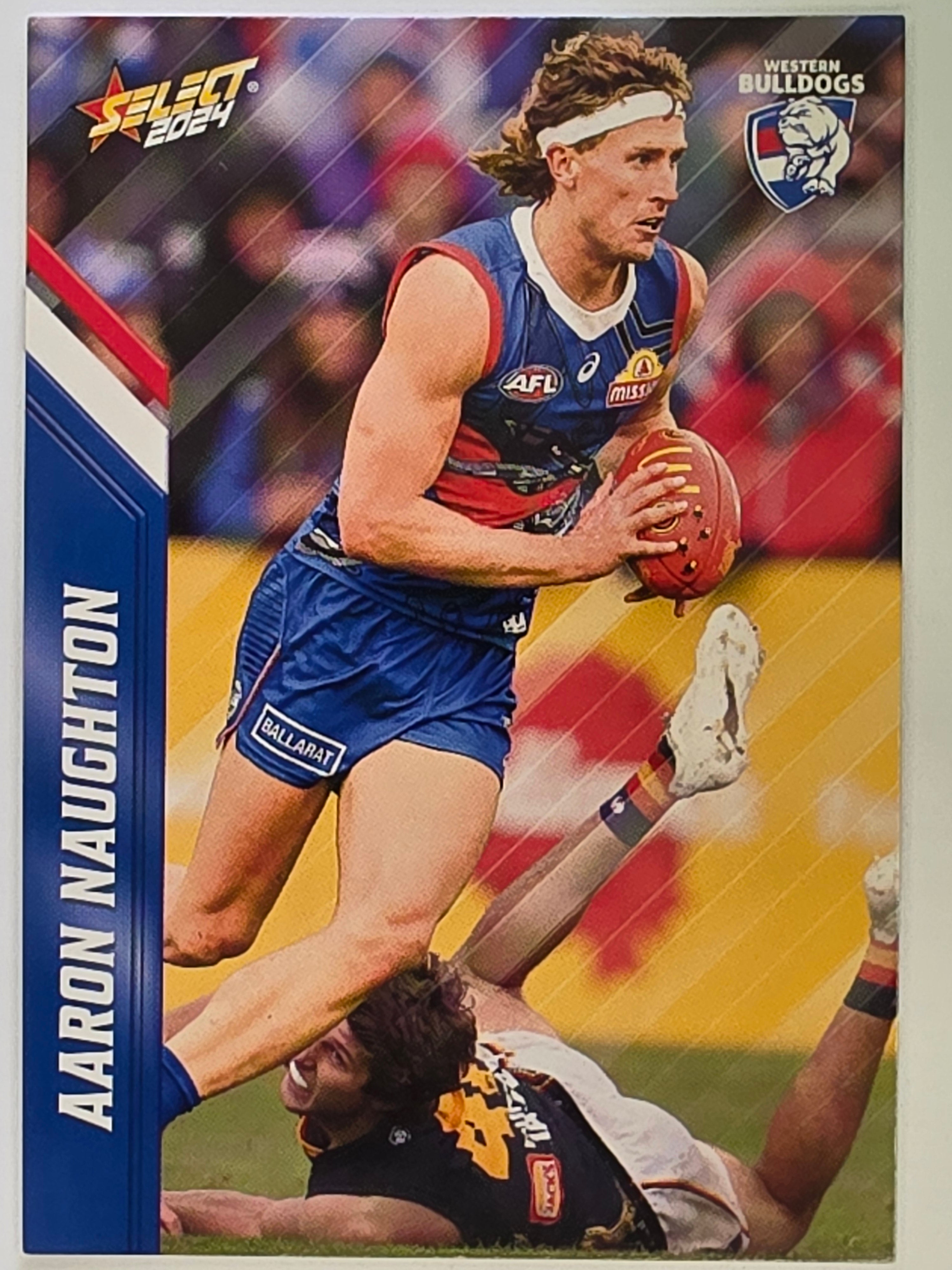 AFL 2024 Footy Stars | Base Card #176 | A. NAUGHTON | Western Bulldogs